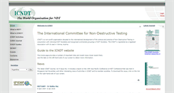 Desktop Screenshot of icndt.org